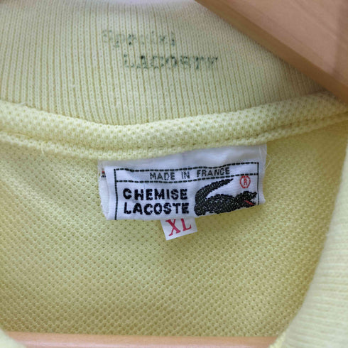シュミーズラコステ CHEMISE LACOSTE 70S MADE IN FRANCE フランス製 ワニ 刺繍 ポロシャツ メンズ import:XL