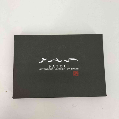 SATOLI 松坂牛 定期入れ パスケース カードケース MATSUSAKA LEATHER BY BAMBI メンズ