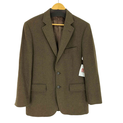 ブルックスブラザーズ BROOKS BROTHERS FABRIC BY MOON カシミヤ混 2B テーラードジャケット メンズ 38S