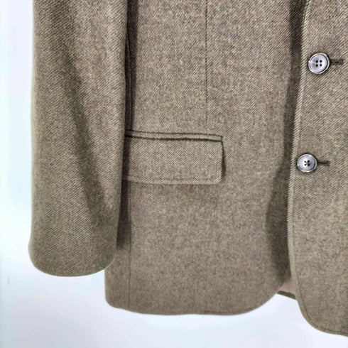 ブルックスブラザーズ BROOKS BROTHERS FABRIC BY MOON カシミヤ混 2B テーラードジャケット メンズ 38S