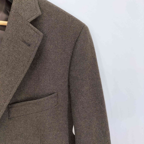 ブルックスブラザーズ BROOKS BROTHERS FABRIC BY MOON カシミヤ混 2B テーラードジャケット メンズ 38S