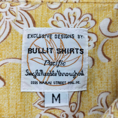 BULLIT SHIRTS 開襟 アロハシャツ メンズ import:M