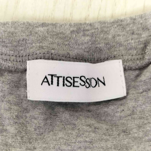 ATTISESSION ビック オフショルダー Tシャツ レディース FREE