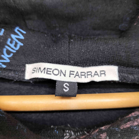 SIMEON FARRAR 総柄 デザイン プルオーバーパーカー メンズ S