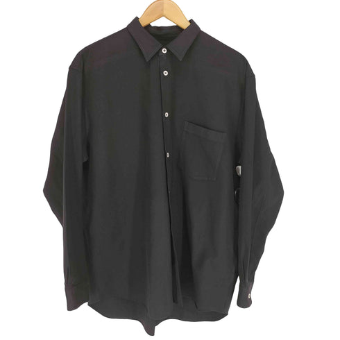 コムデギャルソンオムプリュス COMME des GARCONS HOMME PLUS ポリエステル縮絨オーバーサイズシャツ メンズ S