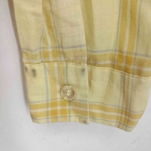 ペニーズタウンクラフト PENNEYS TOWNCRAFT 60-70s Plusタグ チェック柄 長袖シャツ メンズ import:L