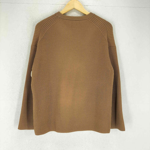 オーラリー AURALEE SUPER FINE WOOL RIB KNIT BIG P/O メンズ 3