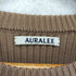 オーラリー AURALEE SUPER FINE WOOL RIB KNIT BIG P/O メンズ 3