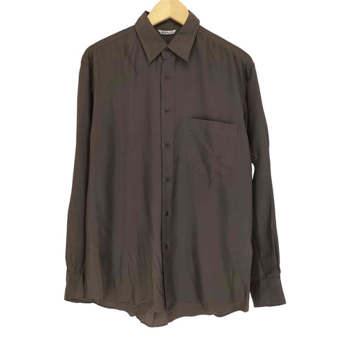 オーラリー AURALEE LIGHT SILK SHIRTS メンズ 3