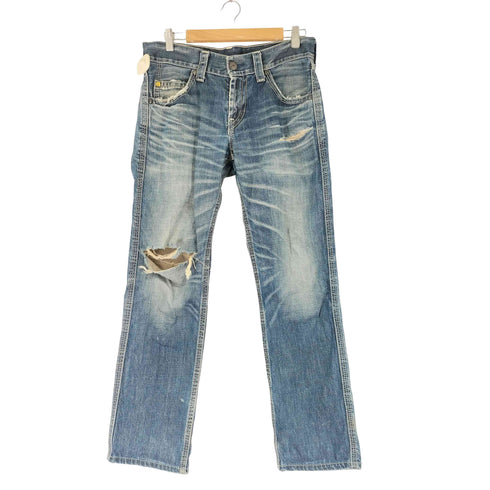 リーバイス Levis 00S NE502 ジップフライ ダメージデニムパンツ メンズ 31インチ