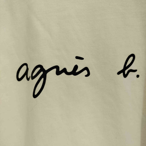 アニエスベー agnes b. PARIS ロゴプリント コットン 半袖Tシャツ Brando レディース JPN:3