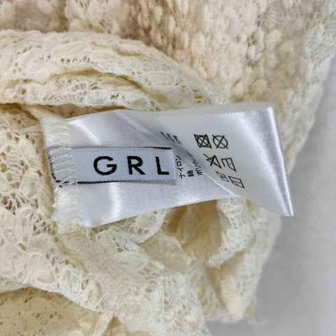 グレイル GRL ぺチコート付きカットレースロングワンピース レディース M