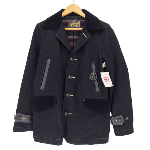 EIGHT-G 19oz INDIGO BLACK DENIM RANCH COAT インディゴブラックデニム・ランチコート メンズ US:38
