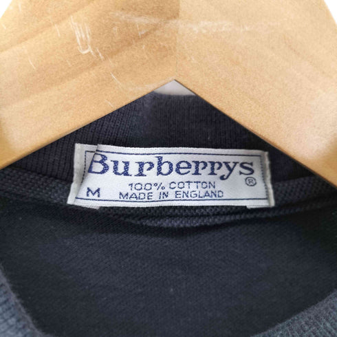 バーバリーズ BURBERRYS コットン半袖ポロシャツ メンズ import:M