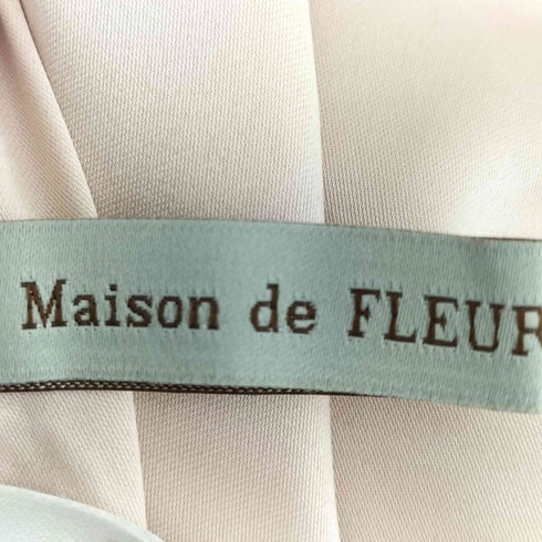 メゾンドフルール Maison de FLEUR オフショルダー レースバルーンスリーブ ワンピース レディース JPN:S