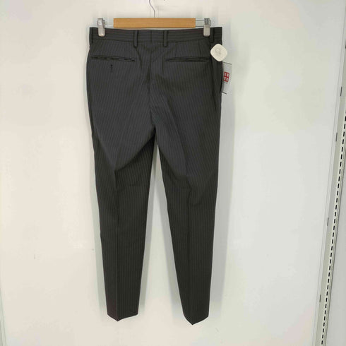 スーツセレクト SUIT SELECT ウール混 ストライプ 2Bテーラードジャケット スラックスパンツ スーツセットアップ メンズ