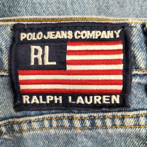 ポロジーンズカンパニーラルフローレン POLO JEANS COMPANY RALPH LAUREN 90S ジップフライ ストレートデニムパンツ メンズ 10X31