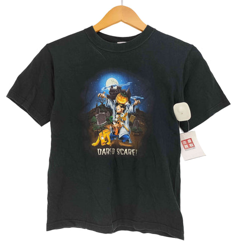 USA製 テーマパークキャラクタープリント ハロウィン S/S Tシャツ レディース import:S