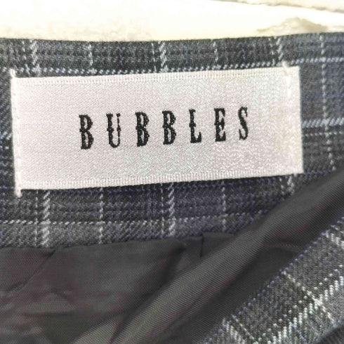 バブルス BUBBLES プリーツ ティアード チェック柄 ミニスカート レディース S