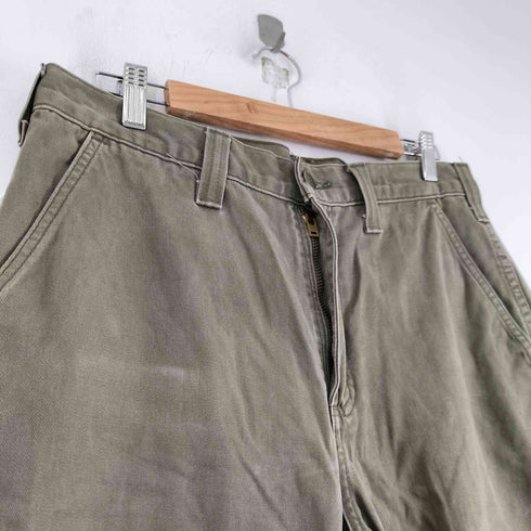 カーハート Carhartt カーキワークパンツ リラックスフィット メンズ 34X34