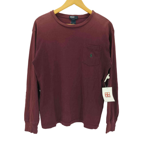 ポロバイラルフローレン Polo by RALPH LAUREN ポニー 刺繍 ポケット L/S カットソー ロンT ポケT メンズ import:L