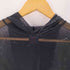 ラルフローレン RALPH LAUREN 90s RALPH RALPH LAUREN 韓国製 ラメ シアー プルオーバー パーカー フーディー ブラック シルバー レディース import:M