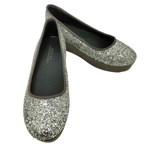 SHOE BIZ COPENHAGEN ラメ 厚底 パンプス レディース JPN:36