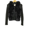 SWEET DEGREES ニット切替フェイクファージャケット レディース M