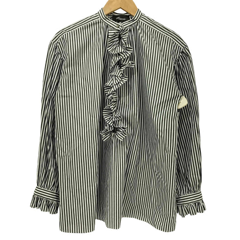 アルディーノアール HARDY NOIR Long Stripe Frill Blouse ロンストフリルブラウス レディース