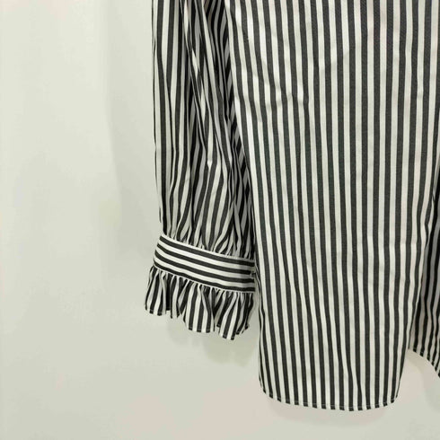 アルディーノアール HARDY NOIR Long Stripe Frill Blouse ロンストフリルブラウス レディース