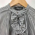 アルディーノアール HARDY NOIR Long Stripe Frill Blouse ロンストフリルブラウス レディース