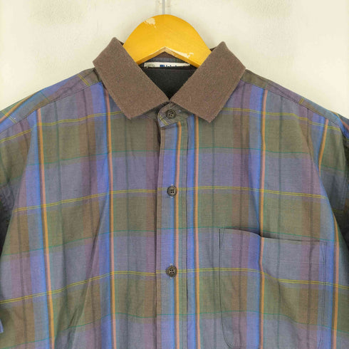レイクランド Lakeland チェック柄 S/S ポケットシャツ メンズ import:L