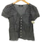 ズッカ ZUCCa ドット フリル S/S ブラウス レディース JPN:M