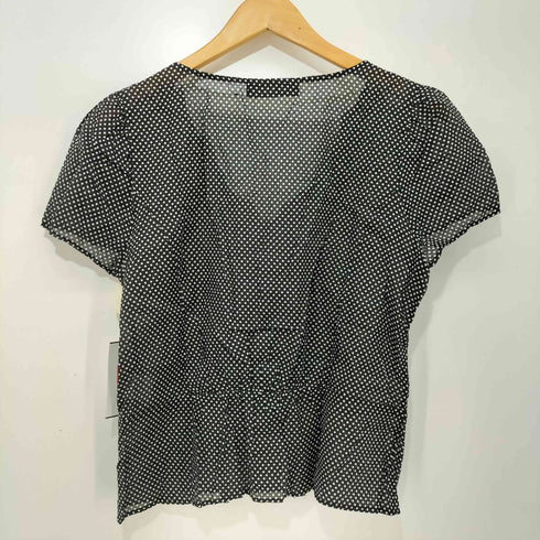 ズッカ ZUCCa ドット フリル S/S ブラウス レディース JPN:M