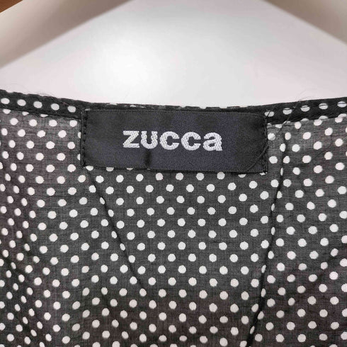 ズッカ ZUCCa ドット フリル S/S ブラウス レディース JPN:M