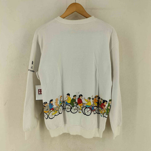 DIM SUM SHIRTS 80s スーベニア プリント 裏起毛スウェット メンズ M