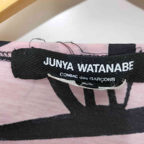 ジュンヤワタナベコムデギャルソン JUNYA WATANABE COMME des GARCONS 16SS コットン 総柄 S/S Tシャツ レディース JPN:M