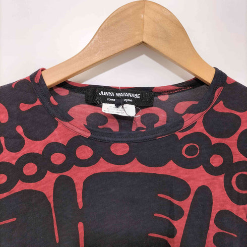 ジュンヤワタナベコムデギャルソン JUNYA WATANABE COMME des GARCONS 16SS コットン 総柄 S/S Tシャツ レディース JPN:M