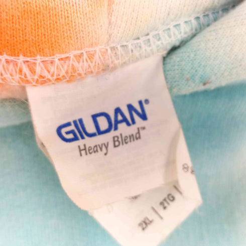 ギルダン GILDAN タイダイ染め バックプリント フーディー メンズ 2XL