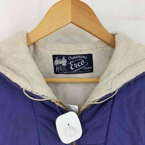 Creations Ecro 50-60s スーベニアワッペン フーデッド キルティングジャケット メンズ