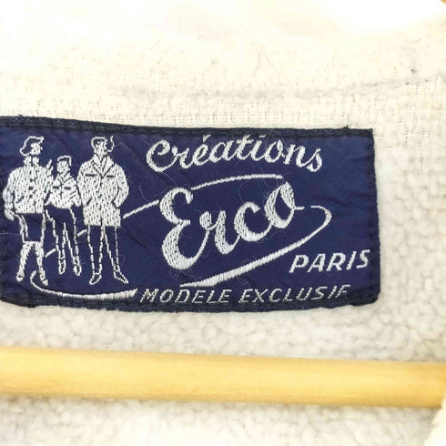 Creations Ecro 50-60s スーベニアワッペン フーデッド キルティングジャケット メンズ