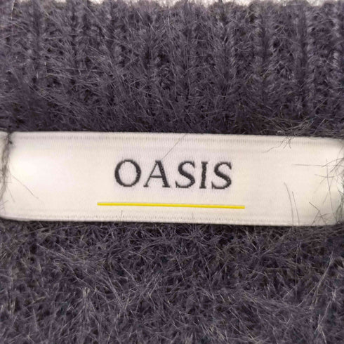 OASIS クルーネック シャギーニット メンズ