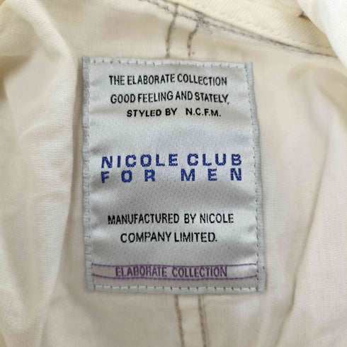 ニコルクラブフォーメン NICOLE CLUB FOR MEN Y2K フーデッドジャケット メンズ
