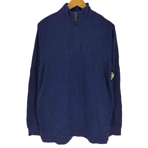 チャップス CHAPS 鹿の子ハーフジップトップス メンズ import:M