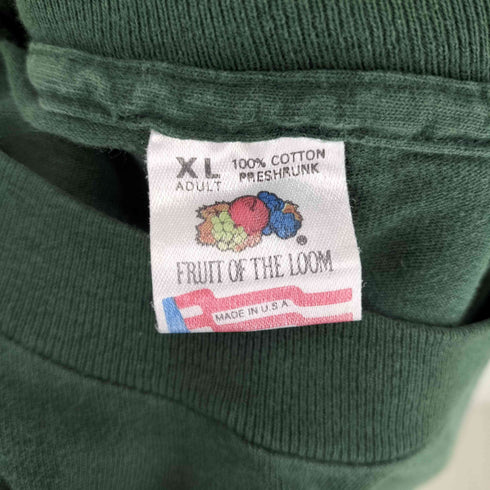フルーツオブザルーム FRUIT OF THE LOOM プリントクルーネックTシャツ メンズ import:XL