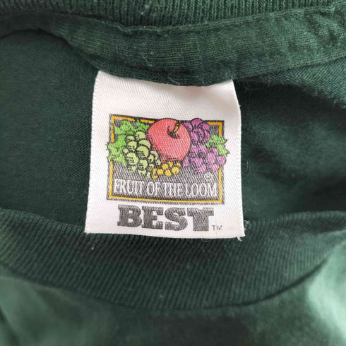 フルーツオブザルーム FRUIT OF THE LOOM STATS プリントクルーネックTシャツ シングルステッチ メンズ JPN:XL