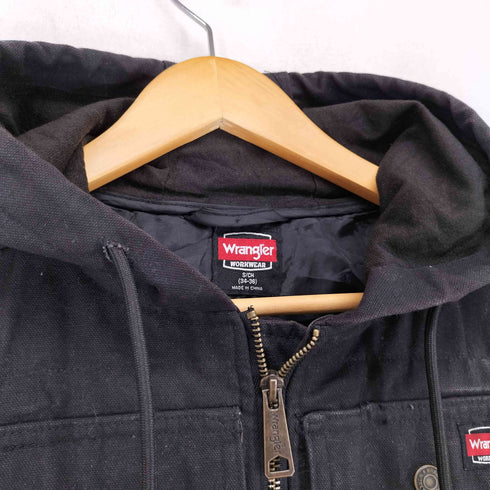ラングラー Wrangler 裏地キルティングフーデッドダックベスト メンズ JPN:S
