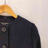 ポールスミスブラック Paul Smith BLACK 裏地総柄 ウールノーカラーコート レディース JPN:42