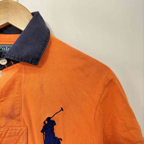 ポロバイラルフローレン Polo by RALPH LAUREN CUSTOM FIT ビッグポニー刺繍 ポロシャツ メンズ import:XS