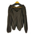 ズッカ ZUCCa コットンアンゴラ L/S ギャザーデザイントップス レディース JPN:M